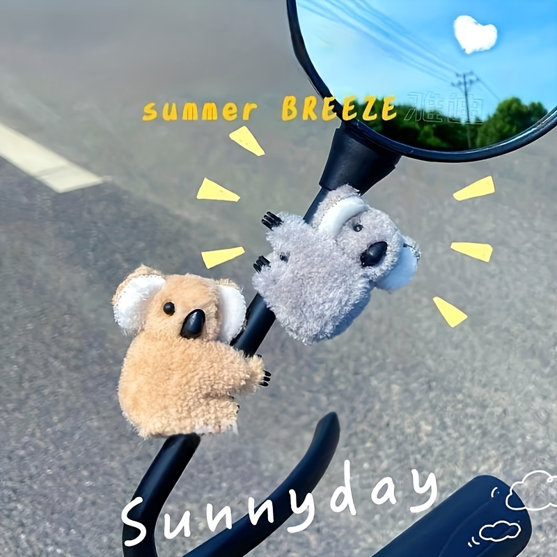 2PCS Cute Plush Koala Rearview - Car Accessories Mirror Hanging reseña y precio