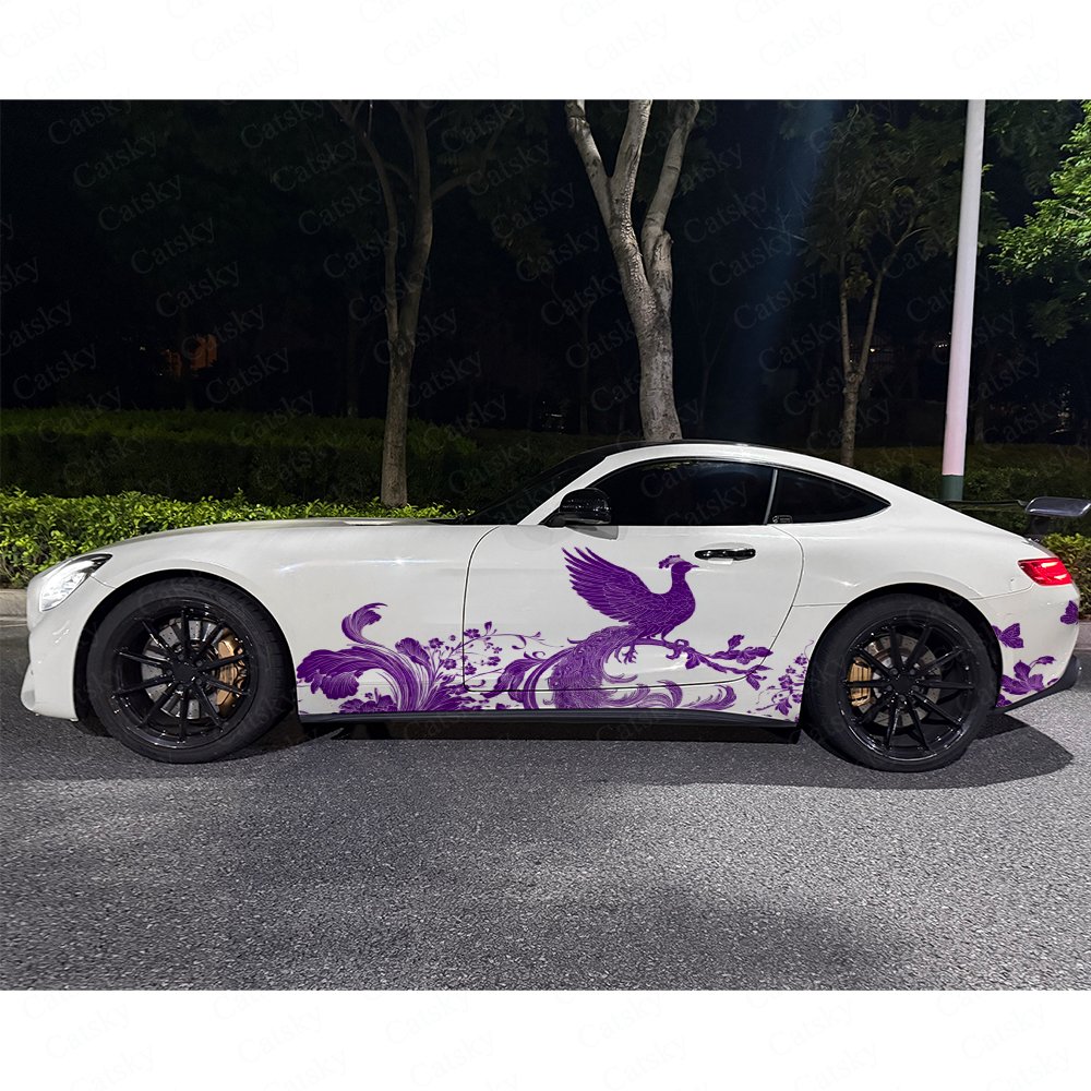 2pcs Graceful Mythical Phoenix - Car Accessories Phoenix reseña y precio