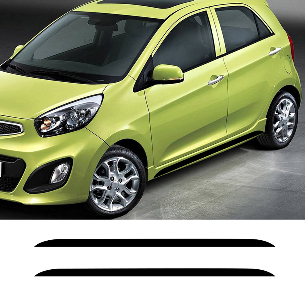 2PCS Car Side Door Skirt Strip - Car Accessories Nz reseña y precio