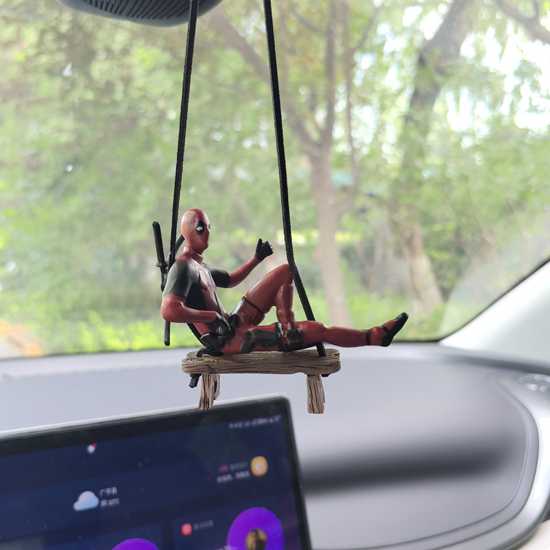 Marvel Deadpool Car Rearview M - Car Accessories Mirror Hanging reseña y precio