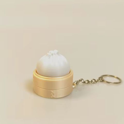 3D Printed Xiaolongbao Keychai - Car Accessories Bunnings reseña y precio