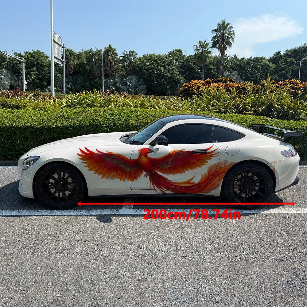 2pcs Fiery Phoenix Car Side Wr - Car Accessories Phoenix reseña y precio