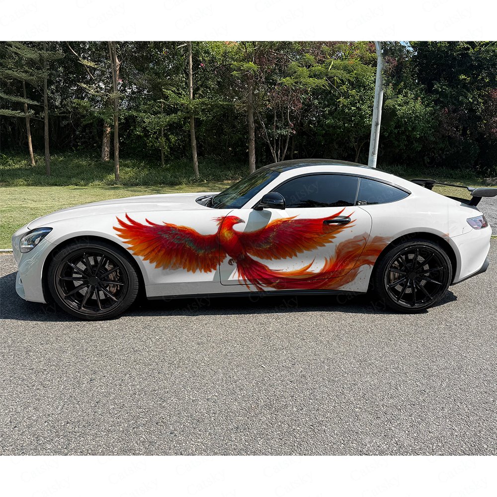 2pcs Fiery Phoenix Car Side Wr - Car Accessories Phoenix reseña y precio
