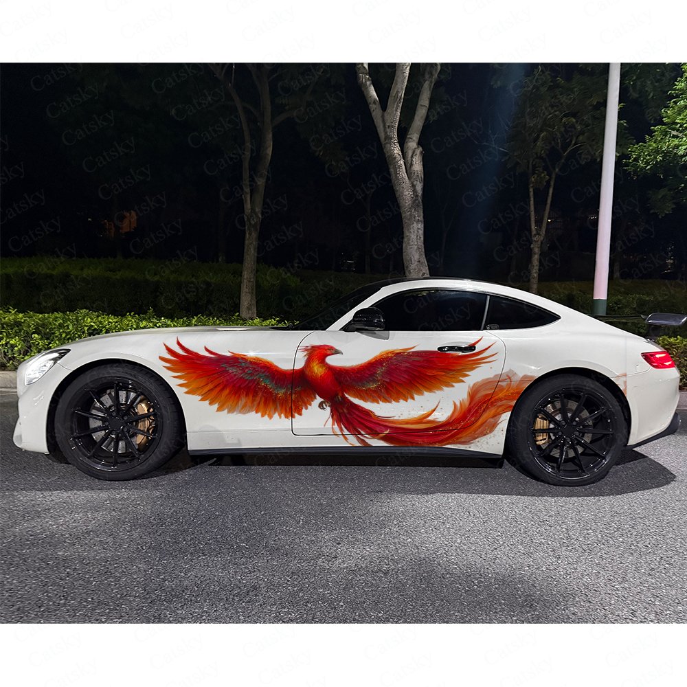 2pcs Fiery Phoenix Car Side Wr - Car Accessories Phoenix reseña y precio