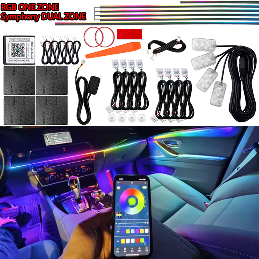 6/10/14/18 in 1 Led Acrylic Ca - Led Interior Ambient Light reseña y precio