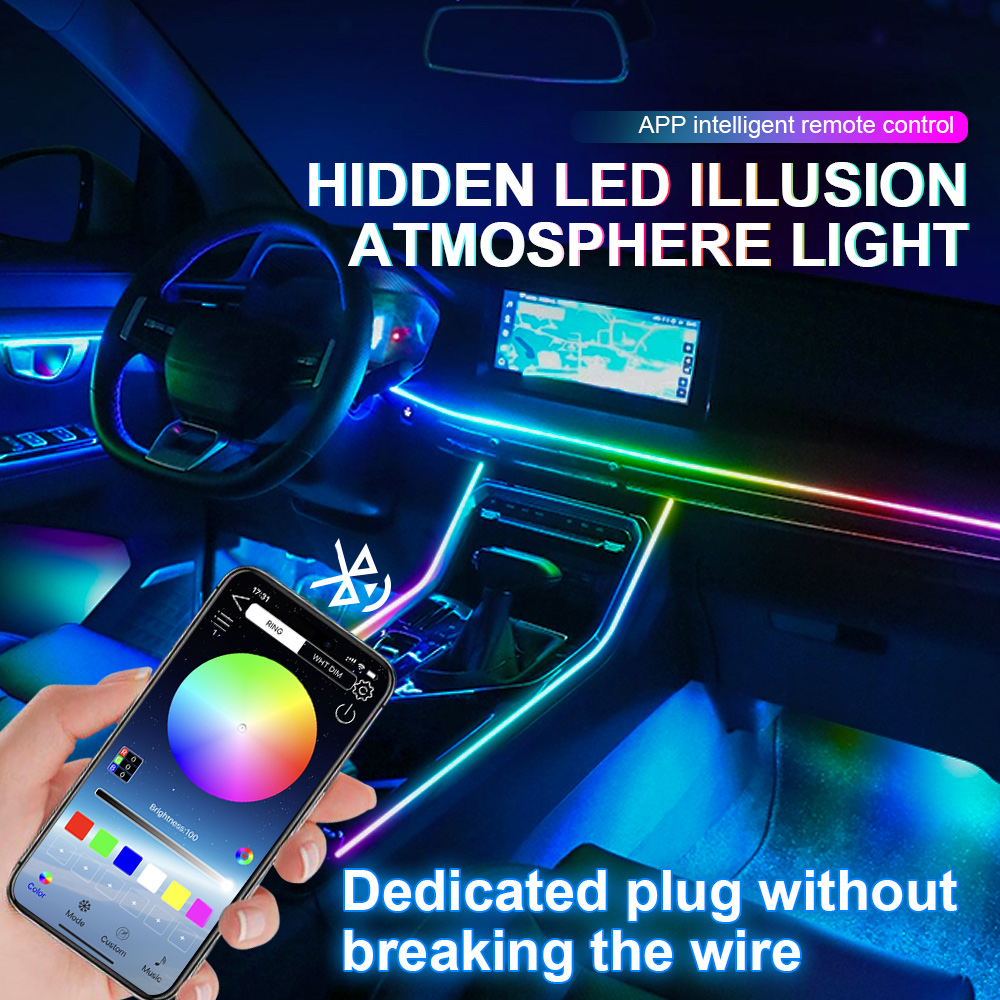 6/10/14/18 in 1 Led Acrylic Ca - Led Interior Ambient Light reseña y precio