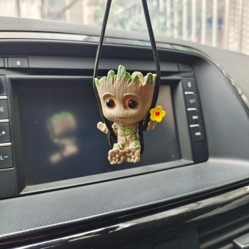 Groot the Tree Man Movable Dea - Car Accessories Mirror Hanging reseña y precio