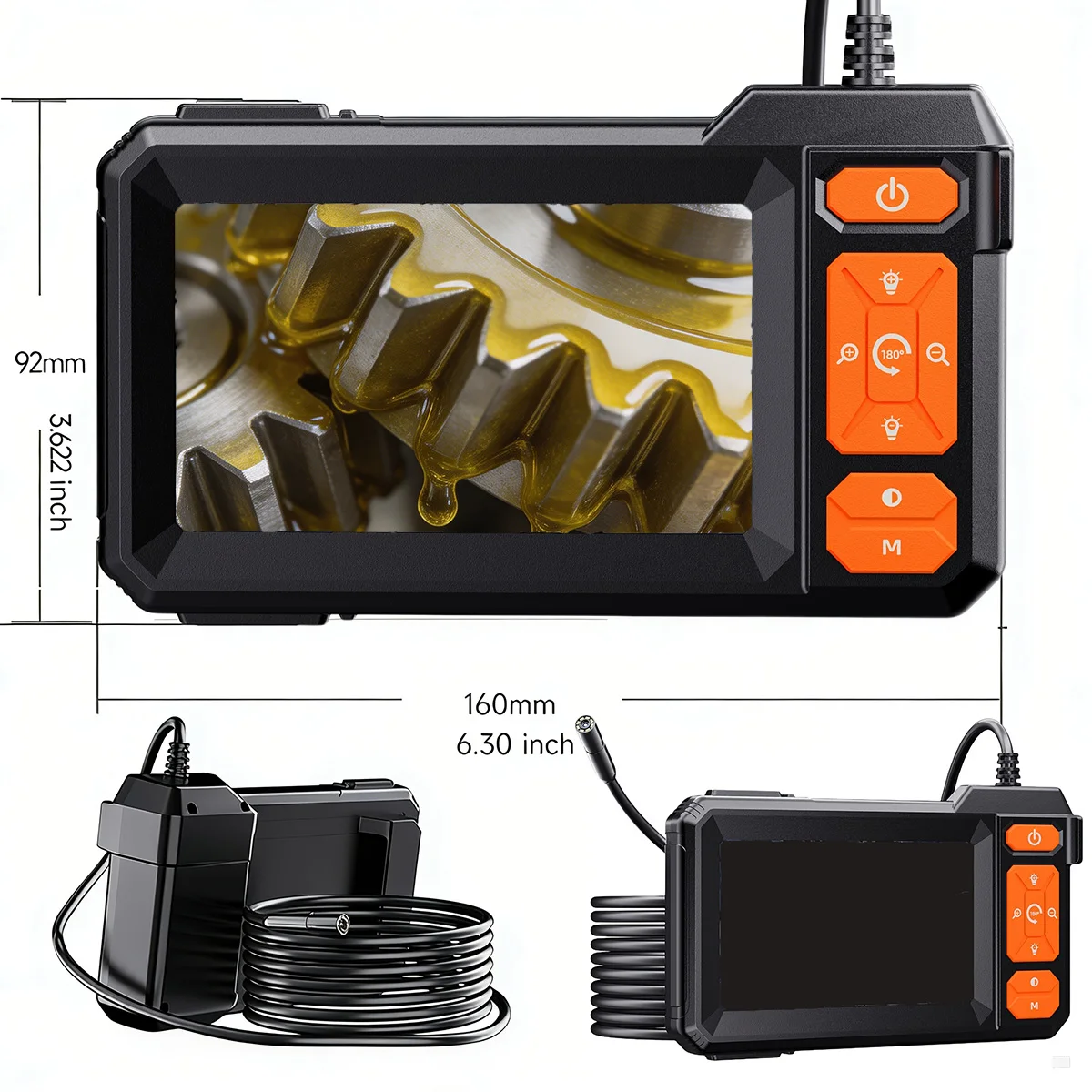 Endoscope Camera 1080P 8mm Sin - Car Accessories Mirror Hanging reseña y precio