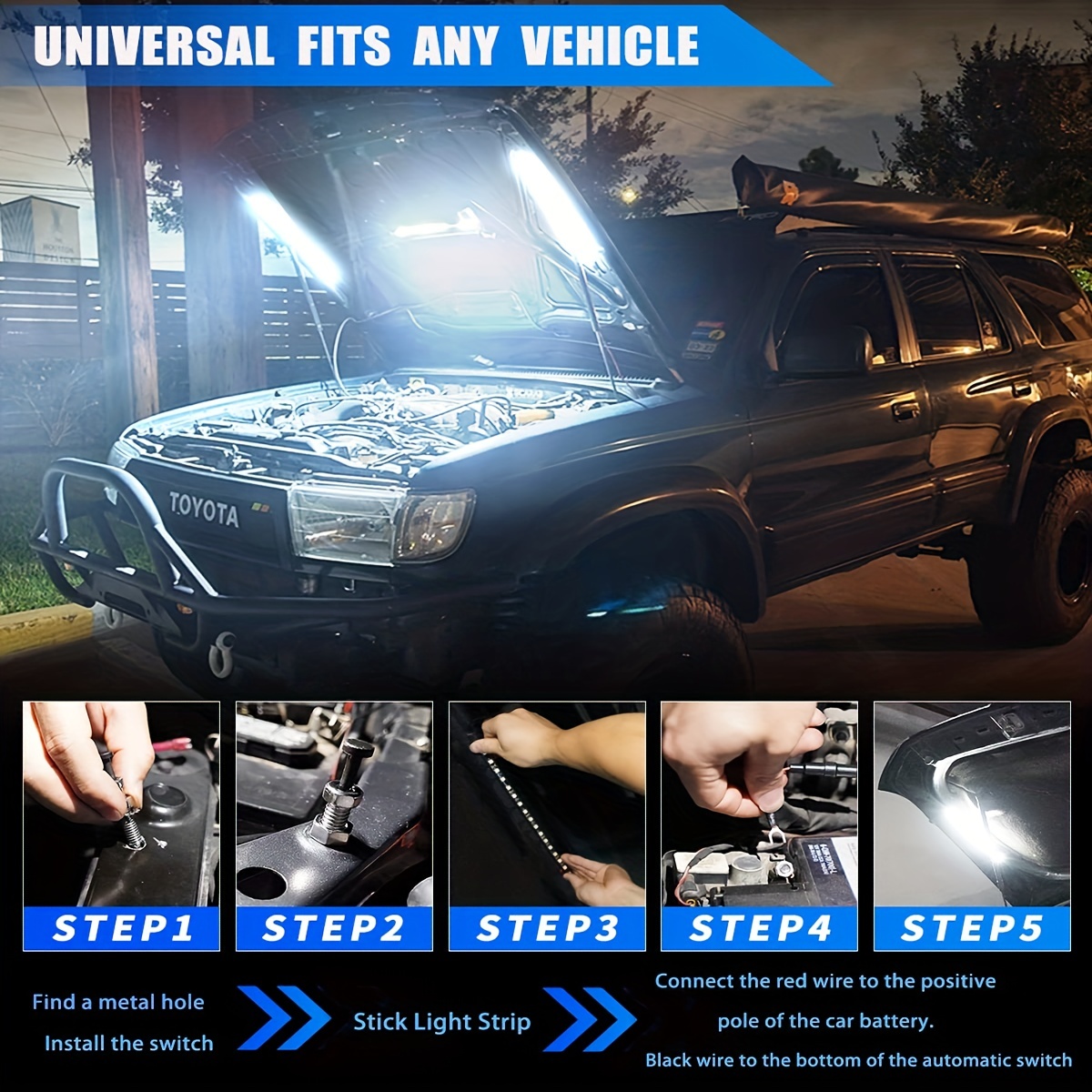1set LED Car Under Hood Work I - Car Accessories Online reseña y precio