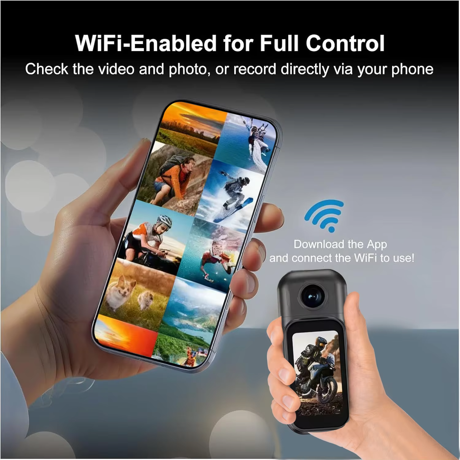 4K 1080P Action Camera WiFi Ou - Car Accessories Online reseña y precio